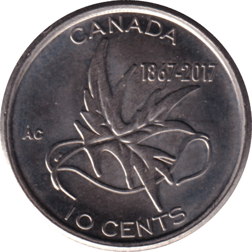 10 cents - Confédération - 150 ans