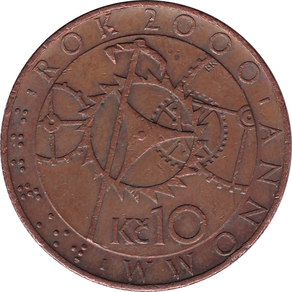 10 korun - An 2000