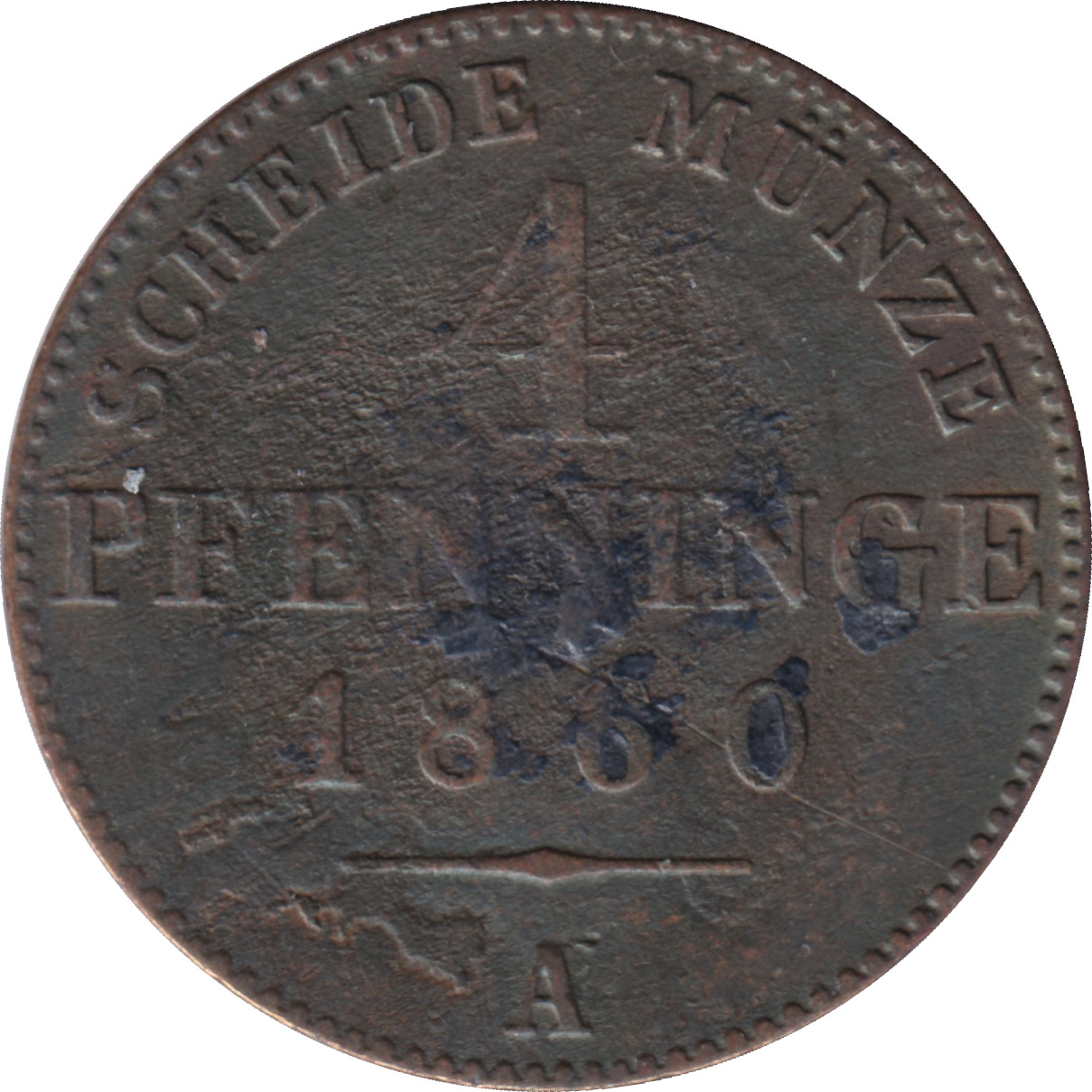 4 pfennig - Frédéric-Guillaume IV - Type 3