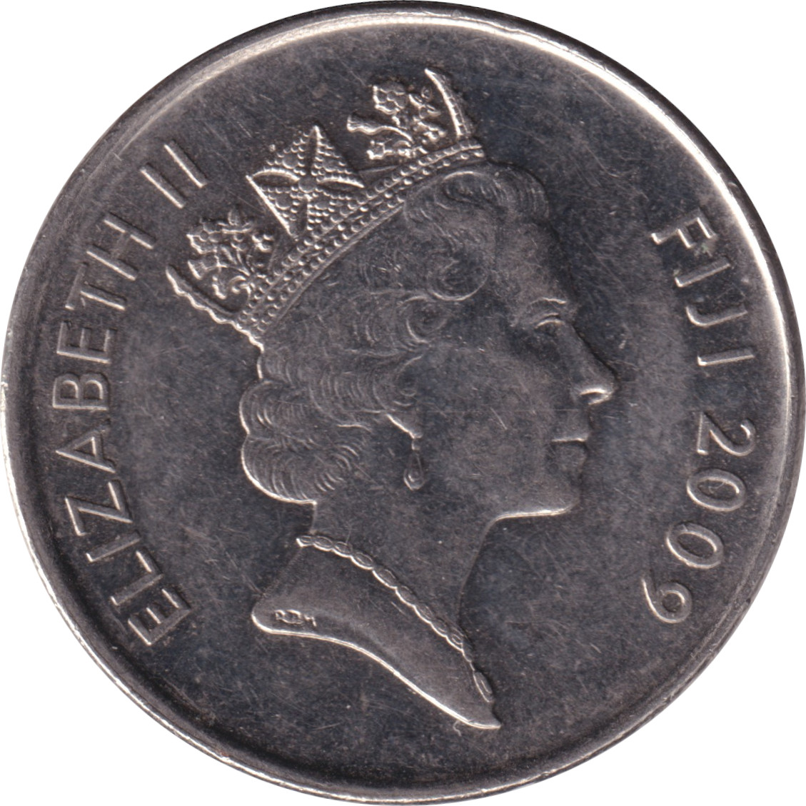 20 cents - Élizabeth II - Tête mature - Légère