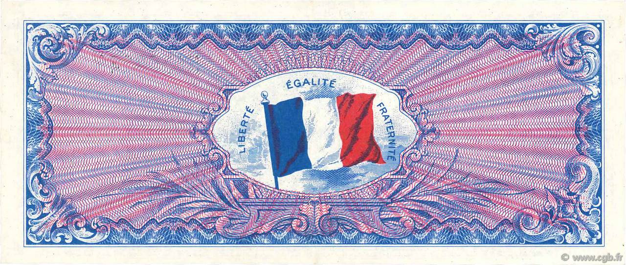 100 francs - Drapeau
